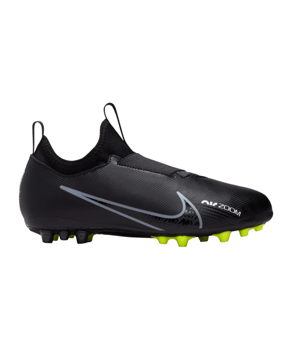 Nike Jr Air Zoom Mercurial Vapor XV Shadow Academy AG Kids Schwarz Grau F001 - schwarz