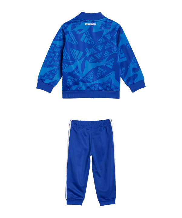 adidas FC Schalke 04 Jogginganzug Baby Blau - blau