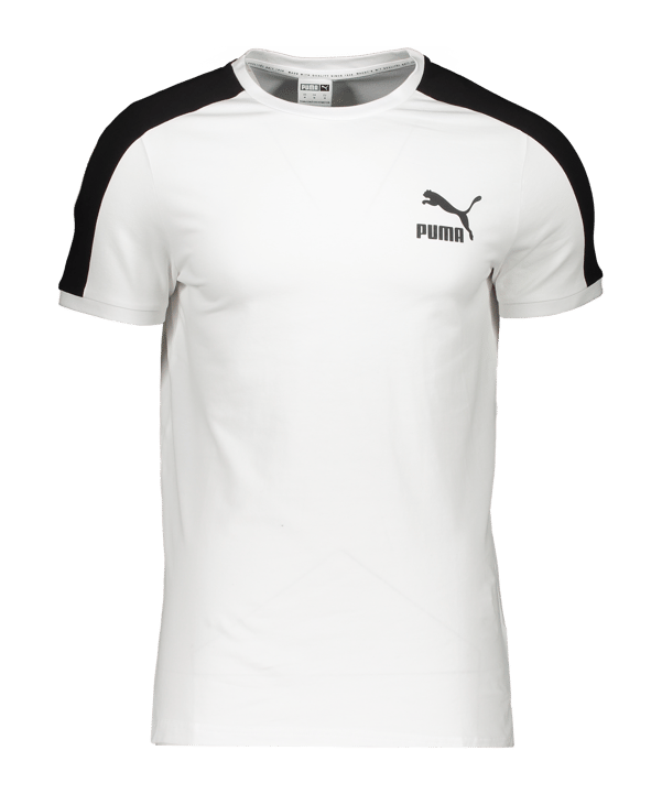 PUMA Iconic T7 T-Shirt Weiss F02 - weiss