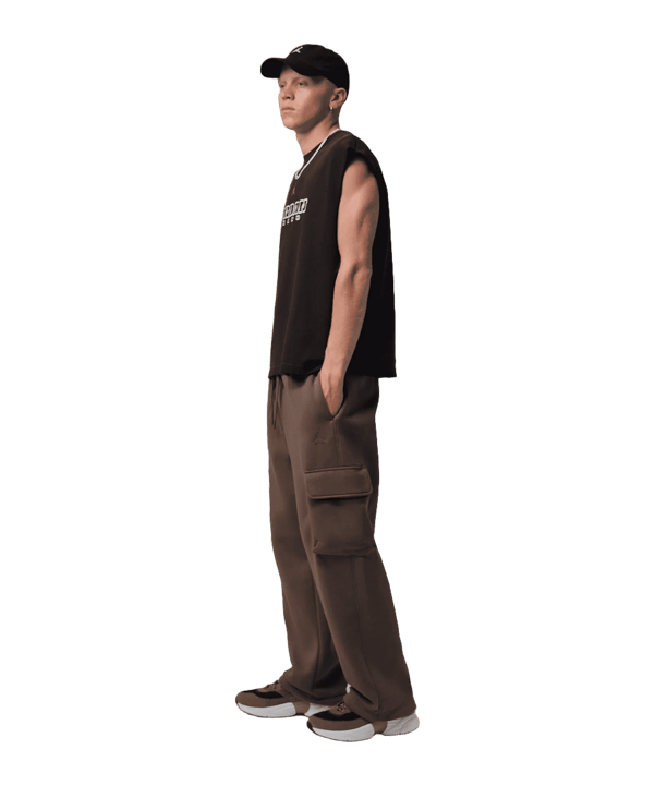 Jordan Brooklyn Fleece Oversized Cargo Braun - braun