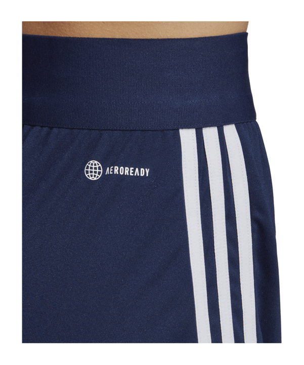 adidas Tiro 23 Short Low Damen Dunkelblau Weiss - blau