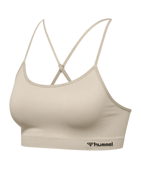 Hummel hmlJUNO Seamless Sport-BH Damen Grau F2119 - grau