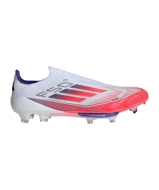 adidas F50+ FG Advancement Weiss Rot - weiss