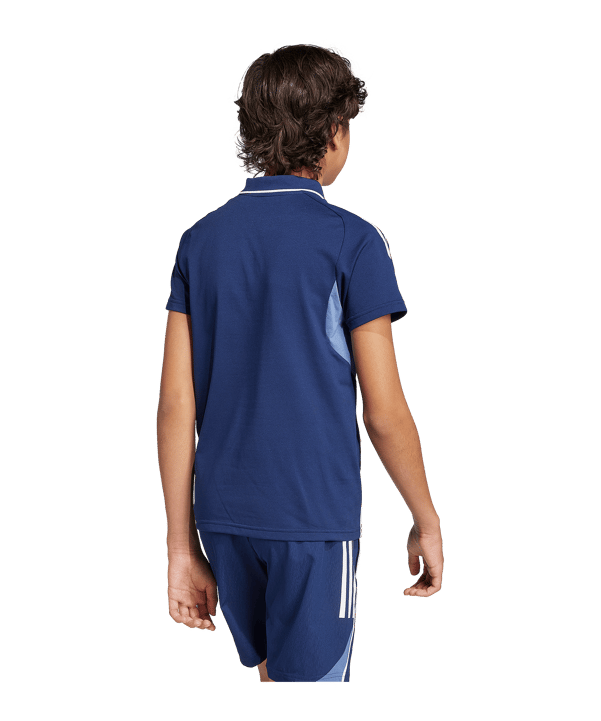 adidas Tiro 25 Competition Polo Kids Blau - blau