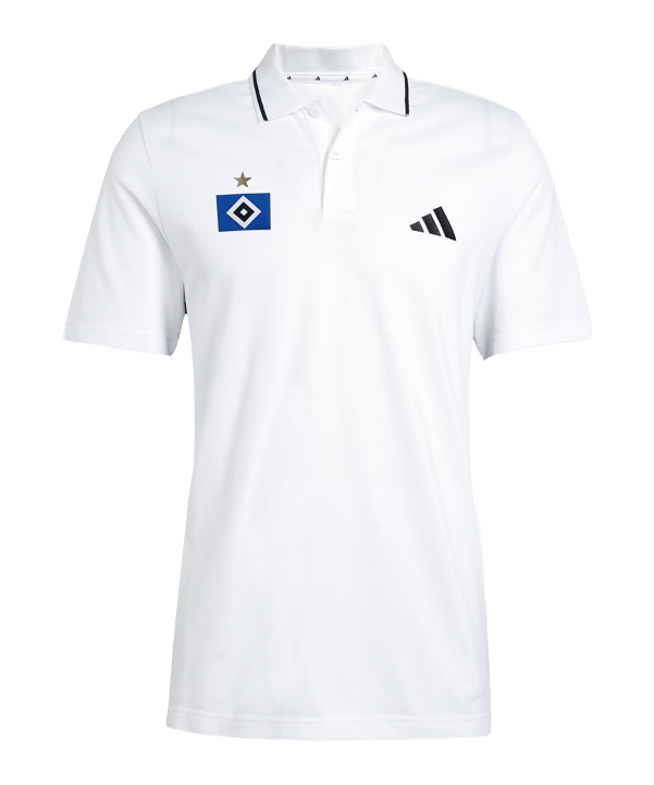 adidas Hamburger SV Polo Weiss - weiss