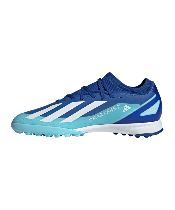adidas X Crazyfast.3 TF Marinerush Blau Weiss Orange - blau