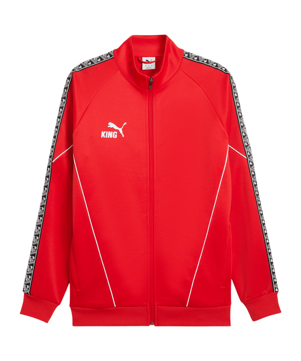PUMA teamKING Anthem Jacke Rot F01 - rot