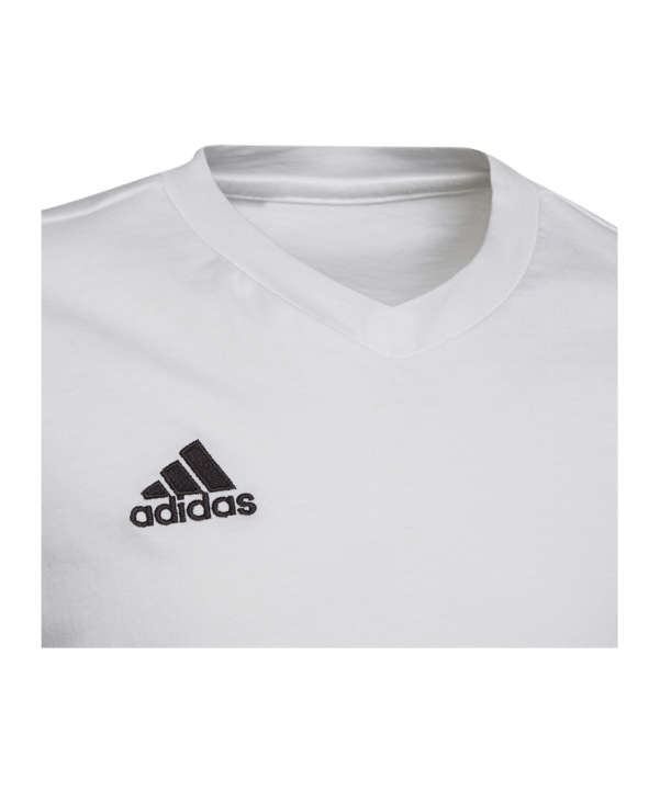 adidas Entrada 22 T-Shirt Kids Weiss - weiss