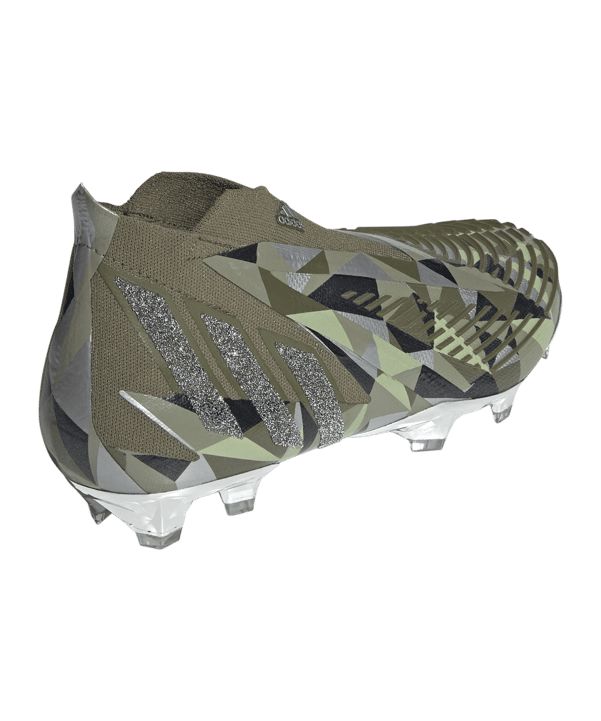 adidas Predator EDGE+ CRYSTAL FG Silber - gruen