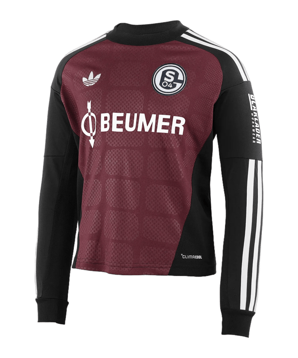 adidas Originals FC Schalke 04 Torwarttrikot 2026/2027 Kids Schwarz - schwarz