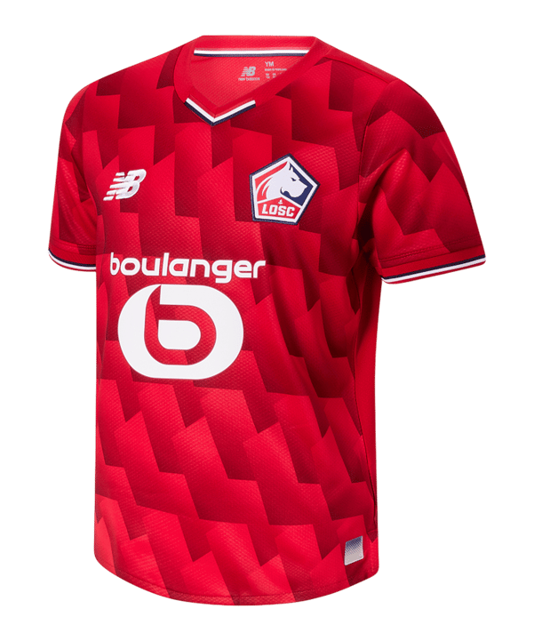 New Balance LOSC Lille Trikot Kids Rot - rot