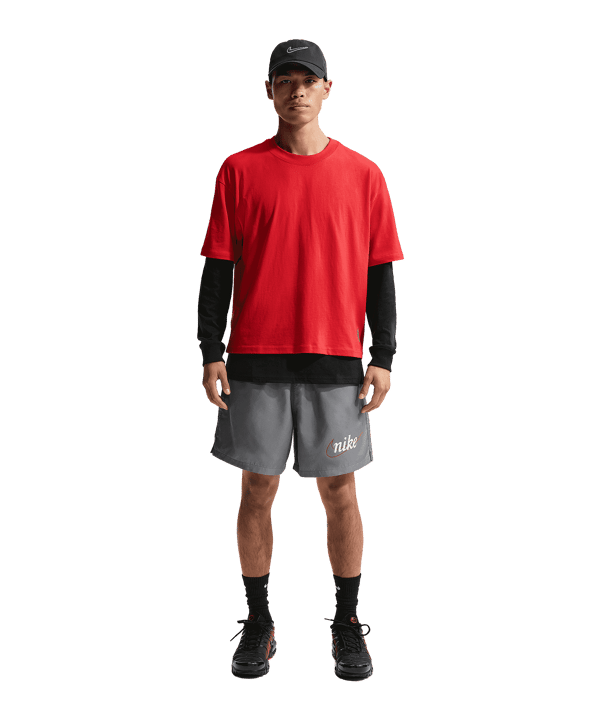 Nike Sportswear Club Woven Flow Short Grau F084 - grau
