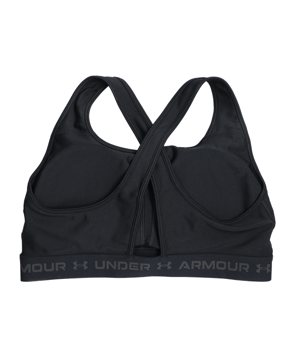 Under Armour Crossback Mid Sport-BH Damen F001 - schwarz
