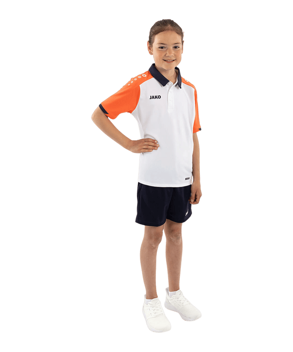 JAKO Dynamic Polo Kids Weiß F026 - weiss