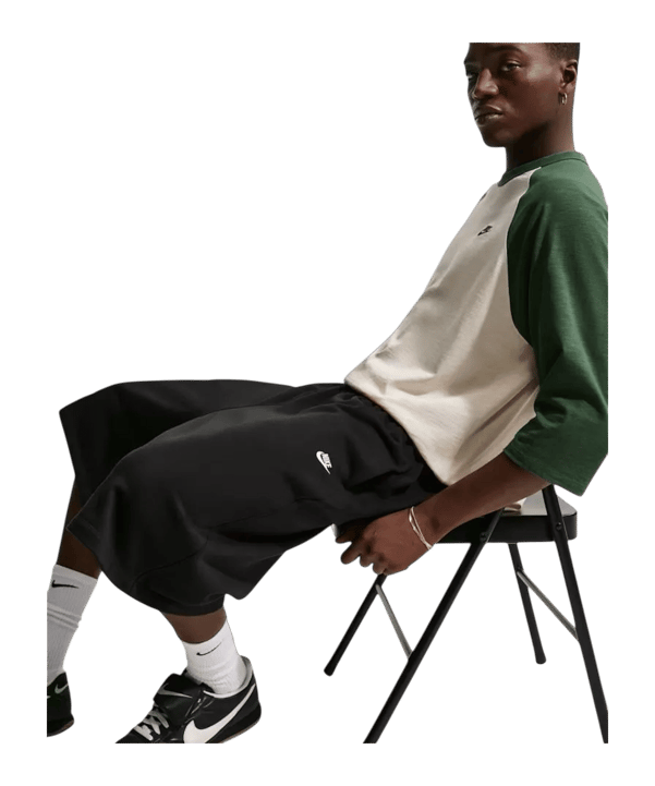 Nike Club Oversize Korte broek Zwart K010 - zwart