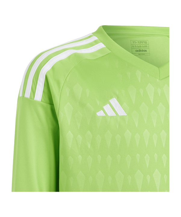 adidas Tiro 23 Competition Torwarttrikot Langarm Kids Grün - gruen