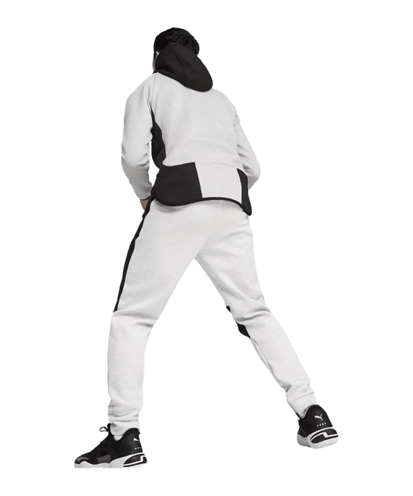 PUMA Hoops Team Dime Kapuzenjacke Grau F02 - grau