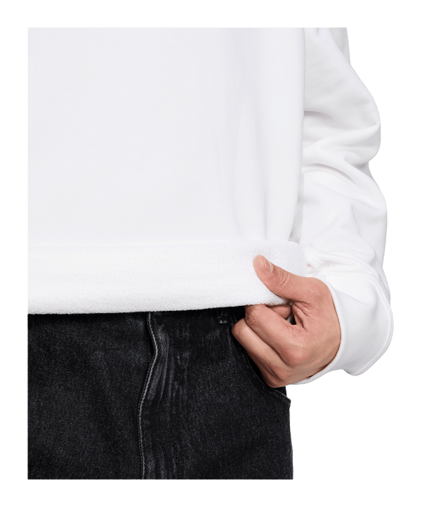 adidas Real Madrid Lfstlr Sweatshirt Weiß - weiss