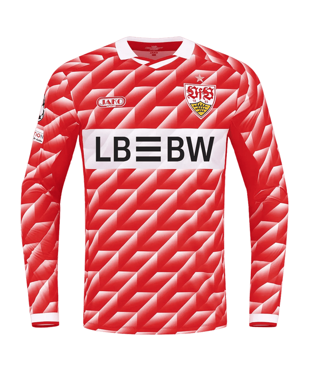 JAKO VfB Stuttgart International Trikot Langarm Away 2026/2027 Rot F656