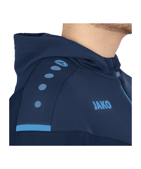 JAKO Champ 2.0 Jas met capuchon Blauw K095 - blauw
