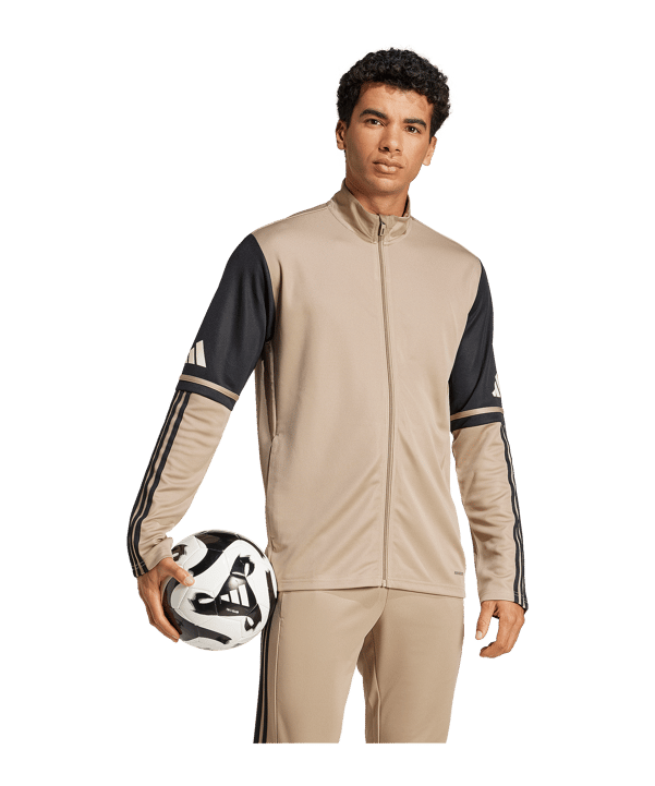 adidas Squadra 25 Trainingsjacke Beige Schwarz - schwarz