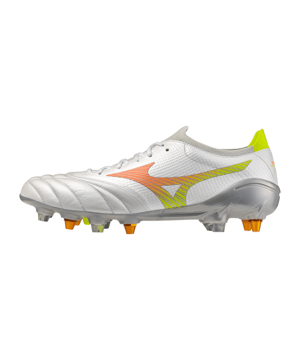 Mizuno Morelia Neo V B Elite Mix SG Prism Bianco C54 - bianco