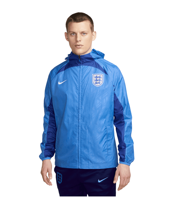 Nike England Jacke Blau Weiss F462 - blau