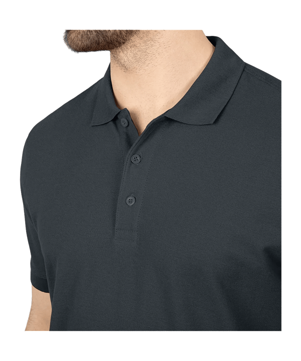 JAKO Organic Polo Shirt Grau F830 - grau