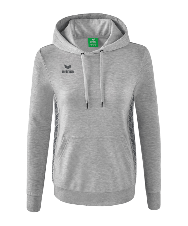 Erima Team Essential Hoody Damen Hellgrau - grau