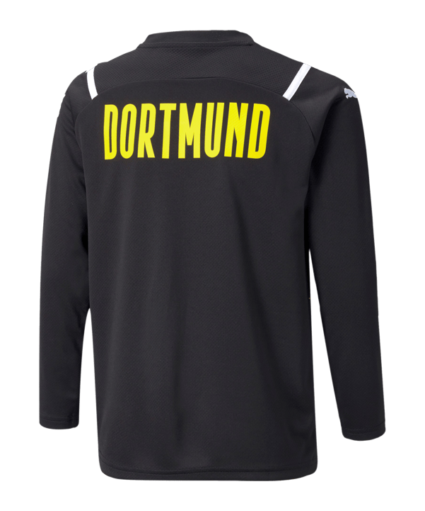 PUMA BVB Dortmund Torwarttrikot 2021/2022 Kids Schwarz Weiss F49 - schwarz