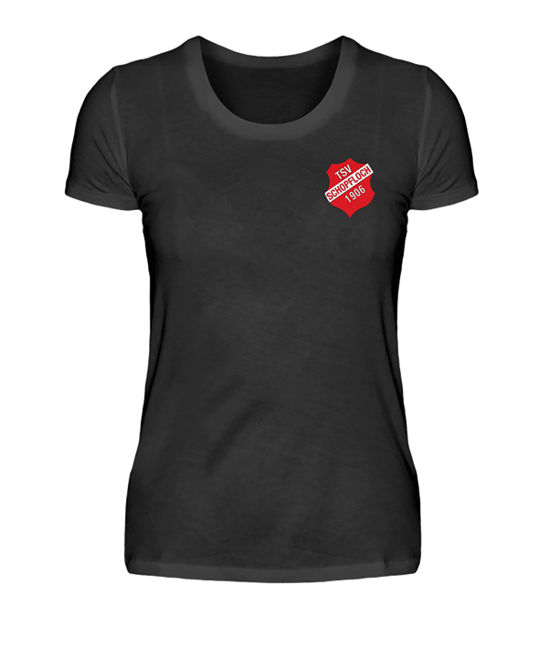 TSV Schopfloch T Shirt Wappen Damen Schwarz - schwarz