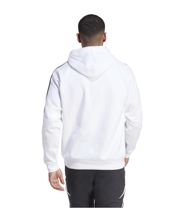 adidas Tiro 24 Hoody Weiss Schwarz - weiss