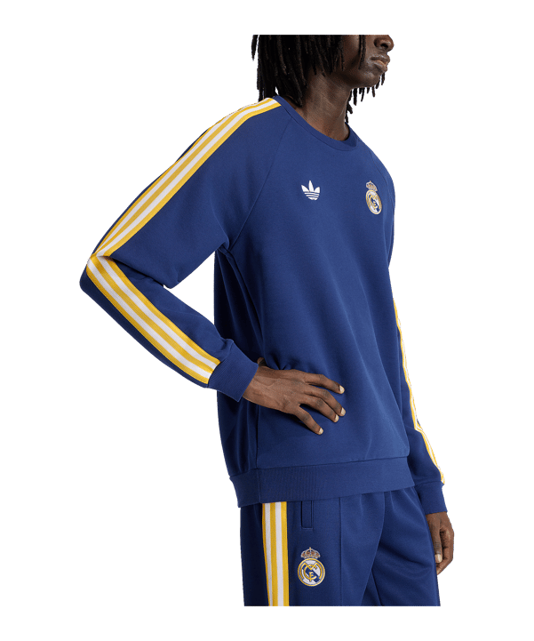 adidas Real Madrid Originals Sweatshirt Dunkelblau