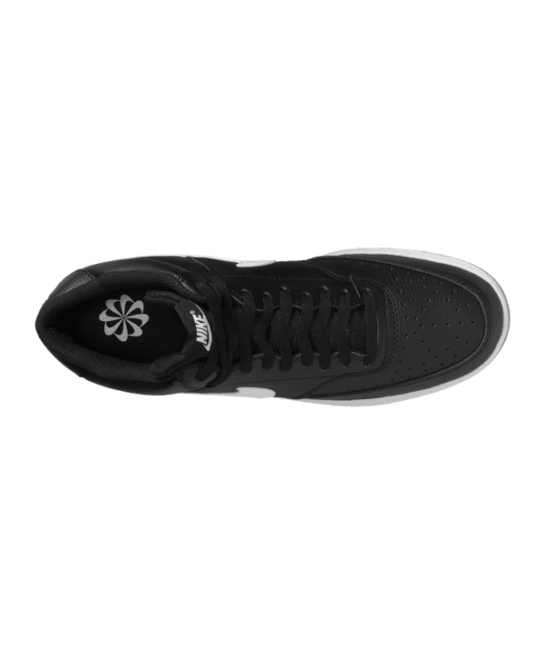 Nike Court Vision Mid Next Nature Schwarz F001 - schwarz