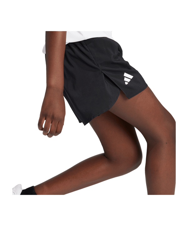 adidas Team Split Laufshort Kids Schwarz - schwarz