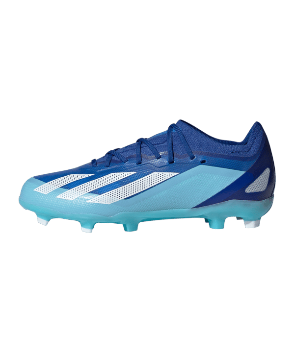adidas X Crazyfast.1 FG Marinerush Kids Blau Weiss Orange - blau