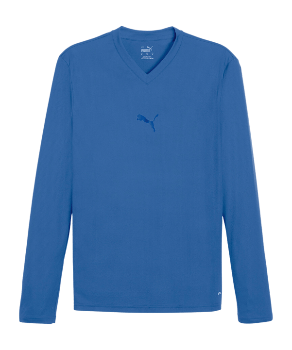 PUMA TeamGOAL Baselayer Longsleeve Blau F02 - blau