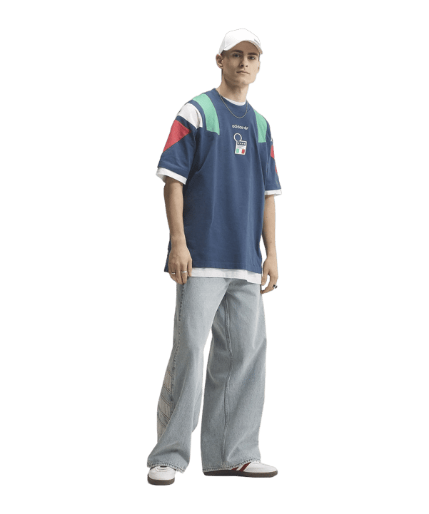 adidas Italie EQT T-Shirt Bleu - bleu