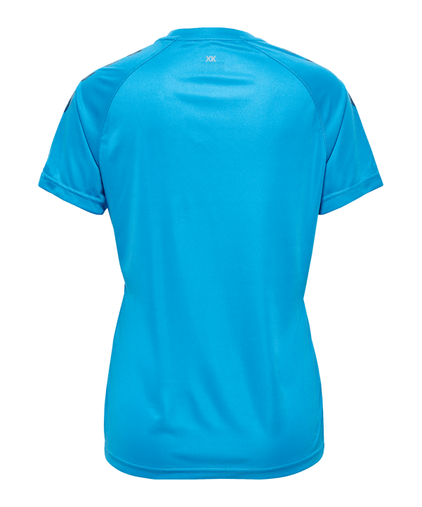 Hummel hmlCORE XK Poly T-Shirt Damen Blau F8729 - blau