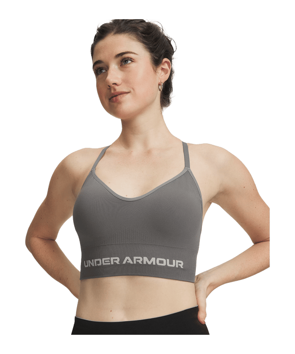 Under Armour Vanish Seamless Low Brassière de sport Femmes Gris C709 - gris