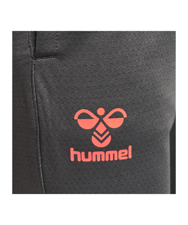 Hummel hmlONGRID Trainingshose Damen Grau Orange F2173 - grau