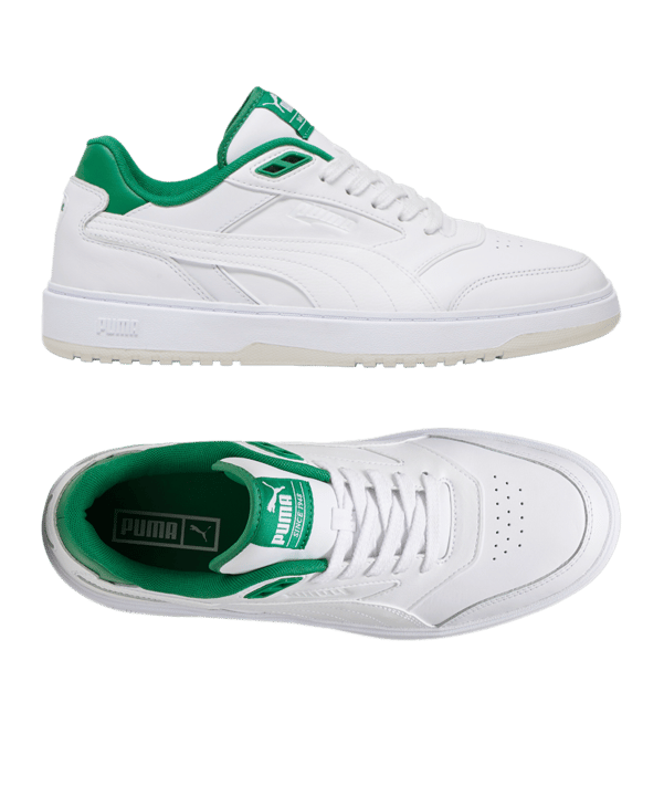 PUMA Doublecourt PRM Weiss Grün F03 - weiss
