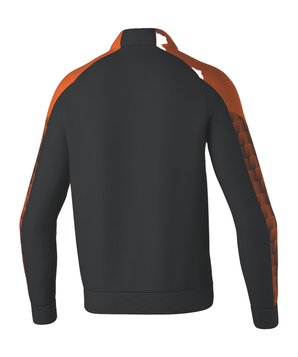 Erima EVO STAR trainingsjack zwart Fschwarzorange - zwart