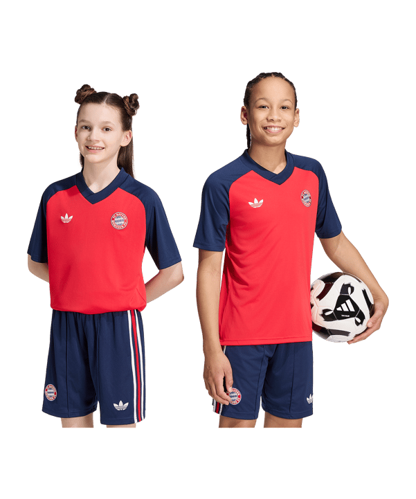adidas FC Bayern München Pre Match Trikot 2026/2027 Kids Rot