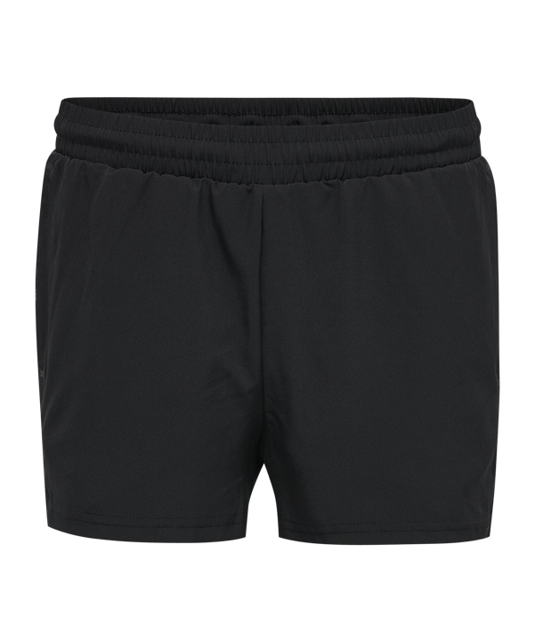 Hummel Move Grid Woven Short Damen Schwarz F2001 - schwarz