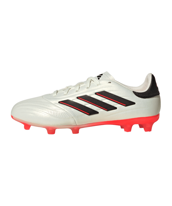 adidas COPA Pure 2 Elite FG Solar Energy Kids Weiss Schwarz Rot - weiss