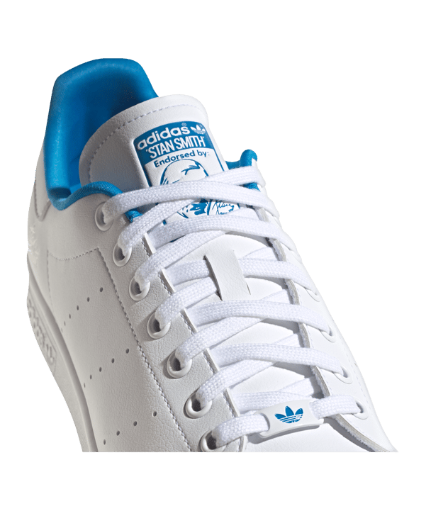 adidas Originals Stan Smith Blau Weiss - weiss
