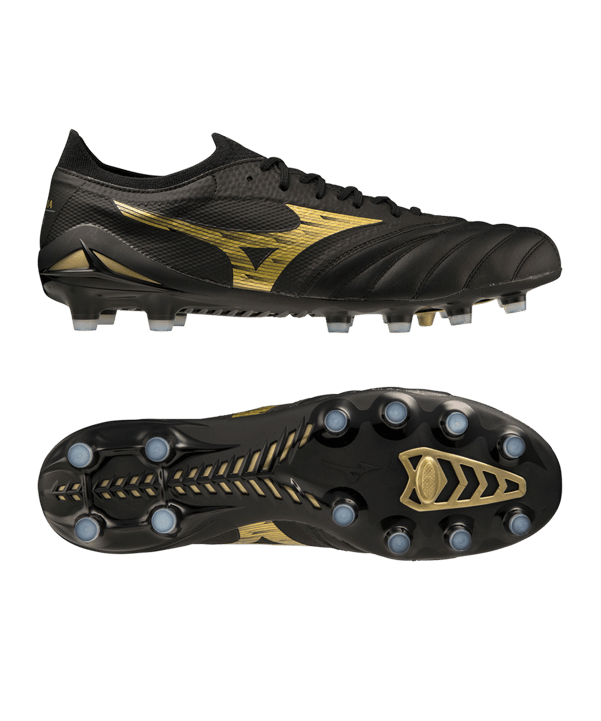 Mizuno Morelia Neo IV FG Aurum Schwarz Gold F50 - schwarz