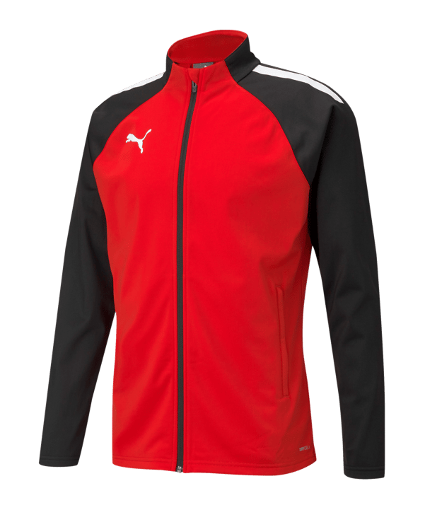 PUMA teamLIGA Trainingsjacke Kids Rot Schwarz F01 - rot