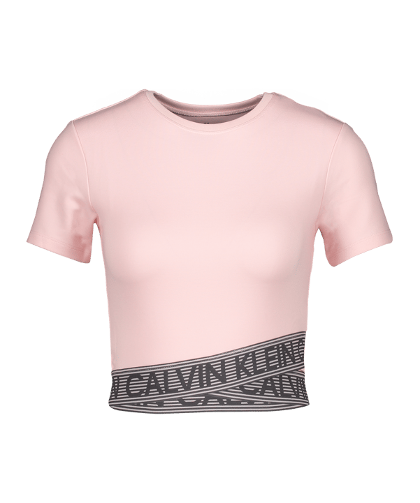 Calvin Klein Active Icon T-Shirt Damen Pink F690 - rosa